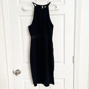 Forever 21 | Black Little Mini Dress With Slit On Side
